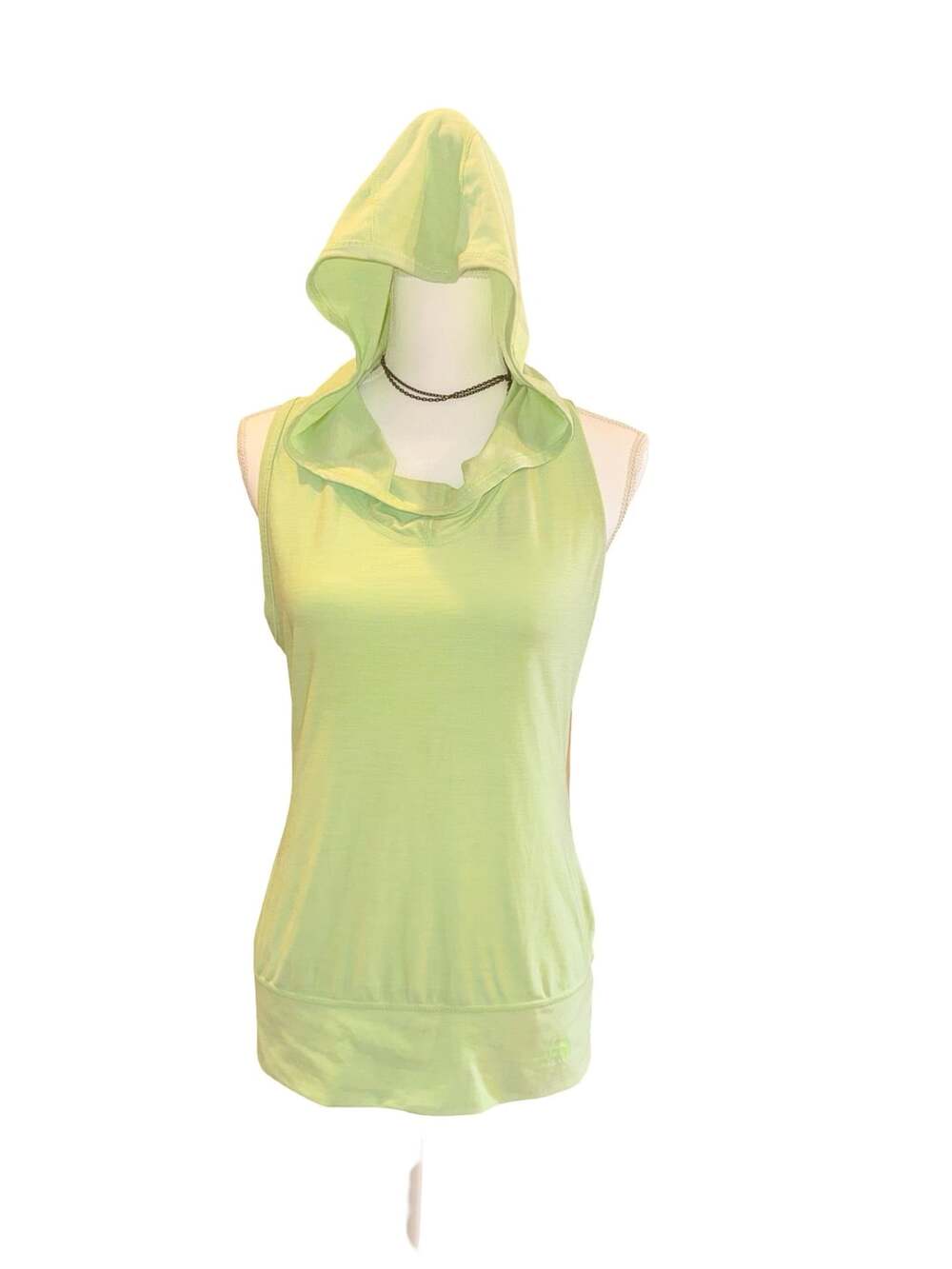 The North Face Light Green Sleeveless Hoodie Tank Top Size XS